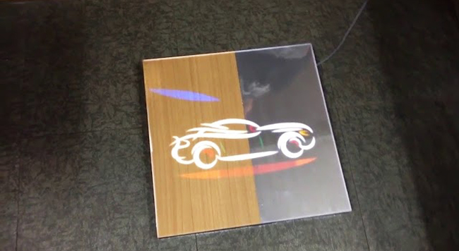 隱藏式木紋顯示屏 隱藏式木紋顯示屏激光打孔技術-實現無痕透氣與美學融合(圖1)